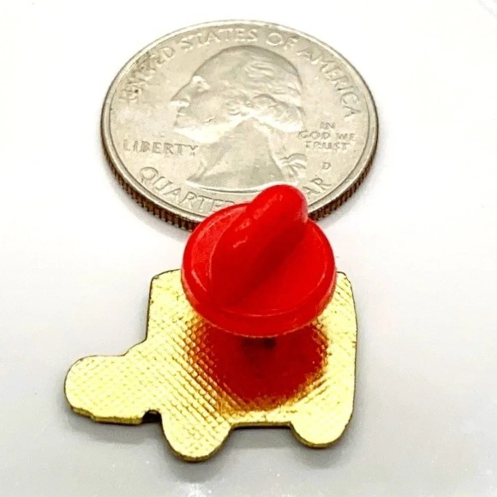 Semi trucker hat pin, jacket pin, lapel pin,‎ lit pin, backpack pin 80's trucker